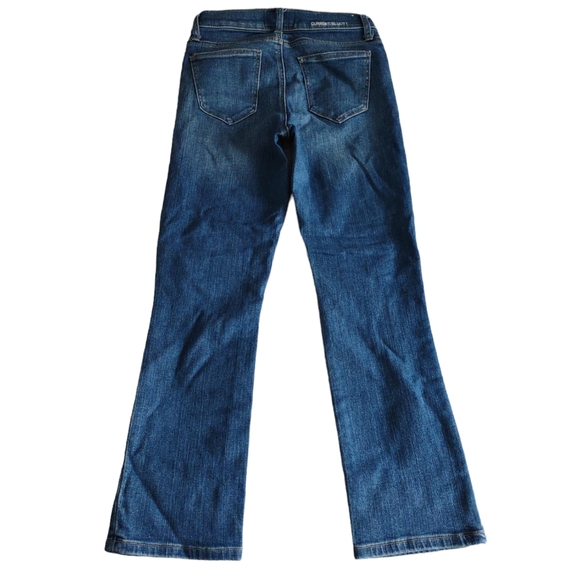 Current/Elliott Size 25 Joey High Rise Straight Destroyed Knee Modal Blend Jeans - Picture 2 of 12